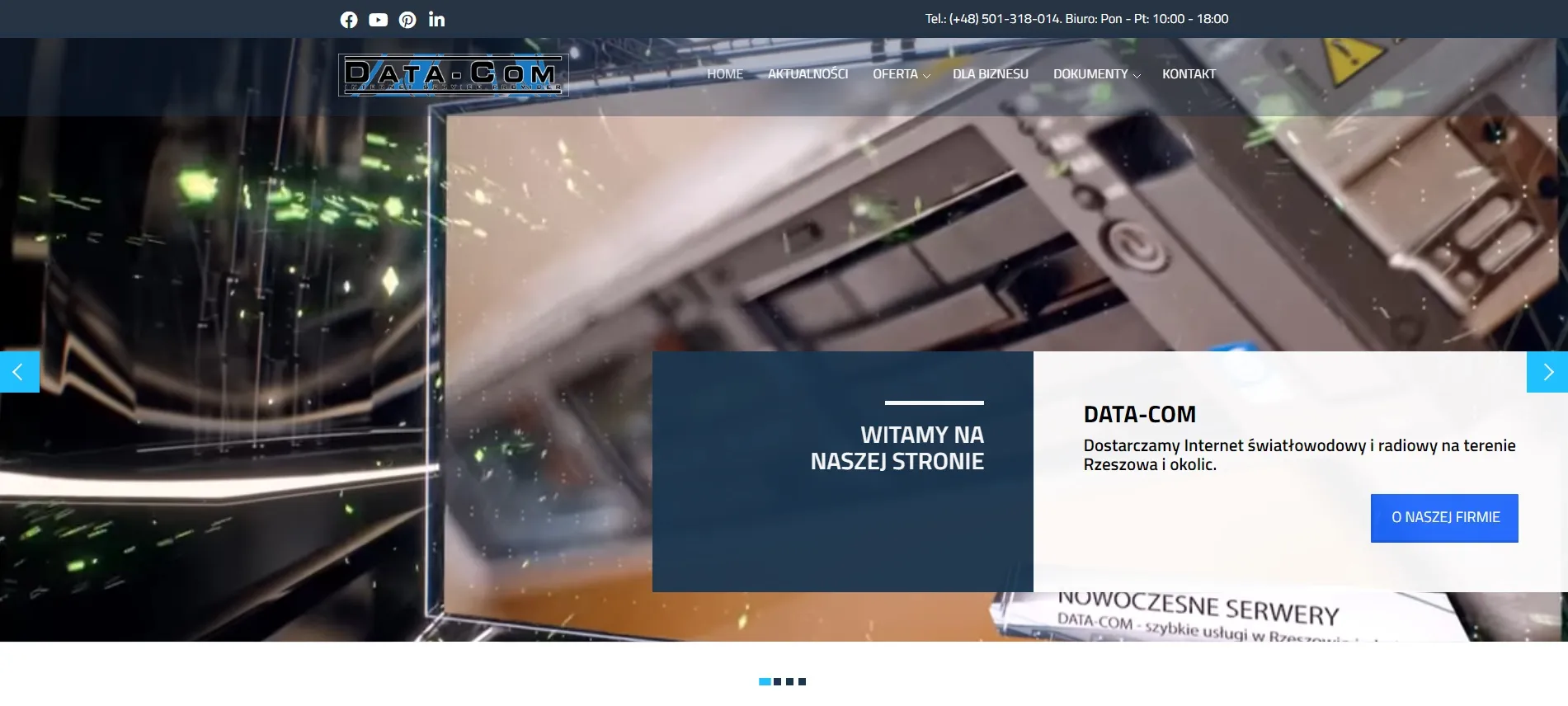 Strona www Superszybka Sieć Rzeszów