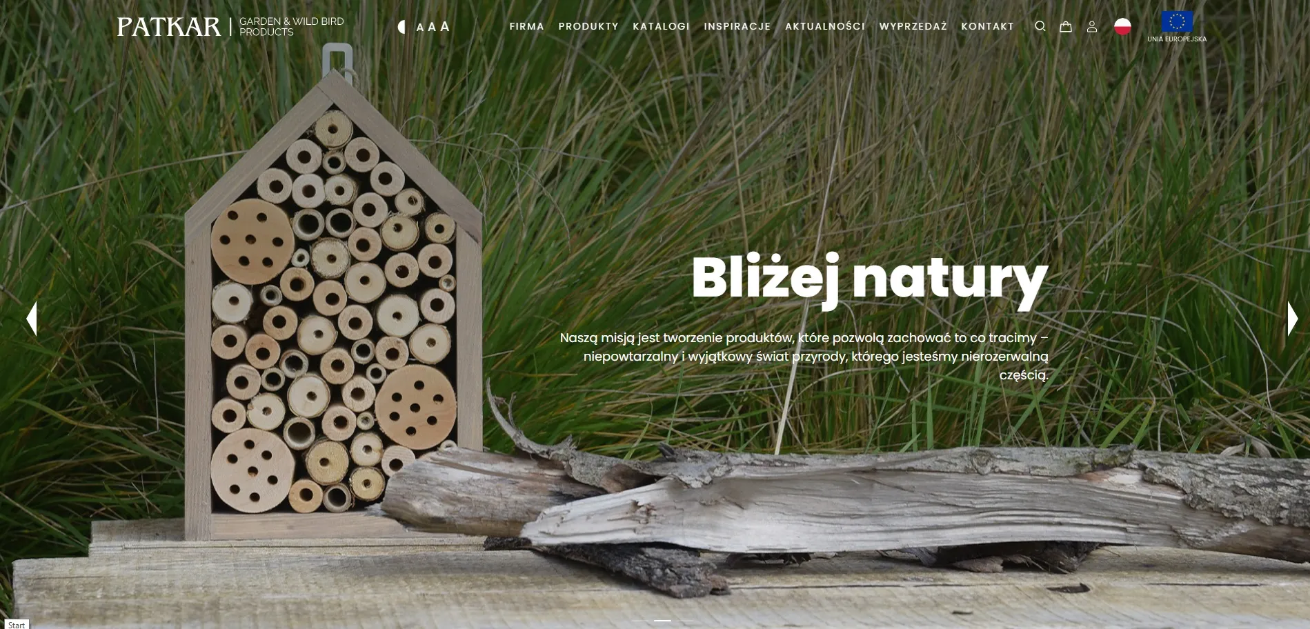 Strona www Patkar Rękodzieło z Drewna i Wikliny